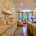 kitchen and dining area